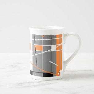 Geometrie-Inspiration Funky-Tasse Prozellantasse