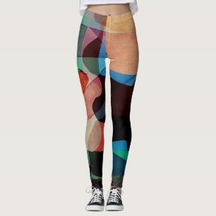 Geometrie Klassiker: Texturiertes Musterdesign. Leggings