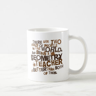 Geometrie-Lehrer-Geschenk Kaffeetasse