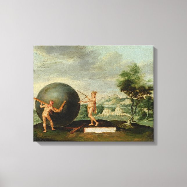 Geometrie Leinwanddruck (Vorderseite)