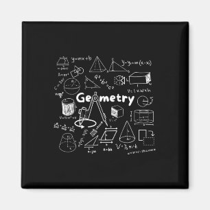 Geometrie-Liebhabers Formen Gleichungen Und Formel Magnet
