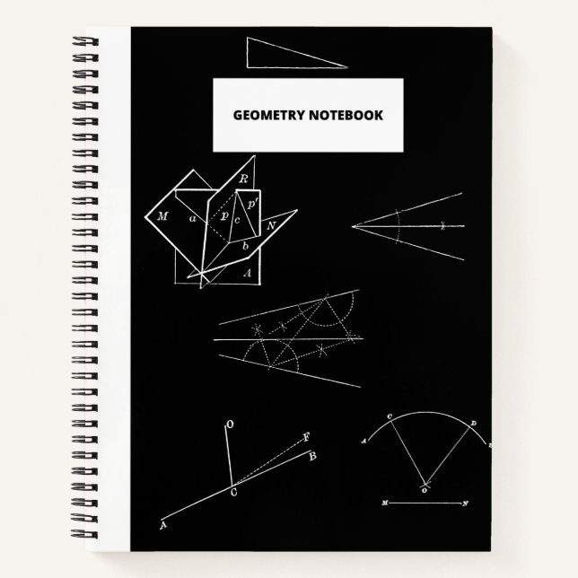 GEOMETRIE LINIEN NOTEBOOK NOTIZBUCH (Vorderseite)