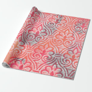 Geometrie moderne Wiederholungsmuster mit Texturen Geschenkpapier