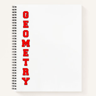 Geometrie Notizbuch