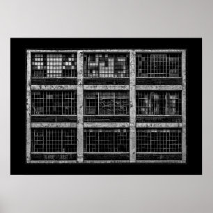 Geometrie Nr. 15 mit Grenze Poster