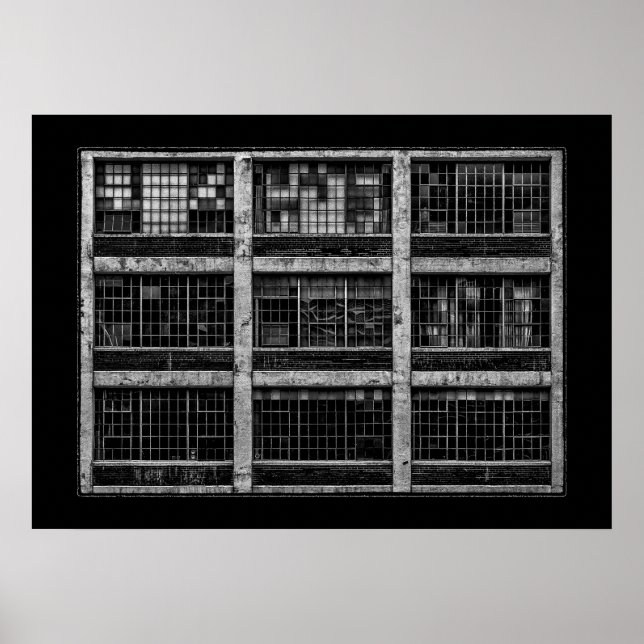 Geometrie Nr. 15 mit Grenze Poster (Vorne)