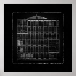 Geometrie Nr. 46 mit Rand Poster