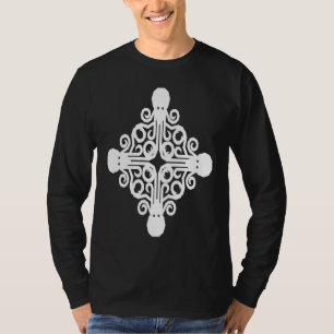 Geometrie Oktopus Meerestier & Salzwasseraquarium T-Shirt