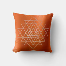 Geometrie Peach Pink Rose Gold Dreiecke Orange Vip