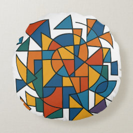 Geometrie Rundes Kissen