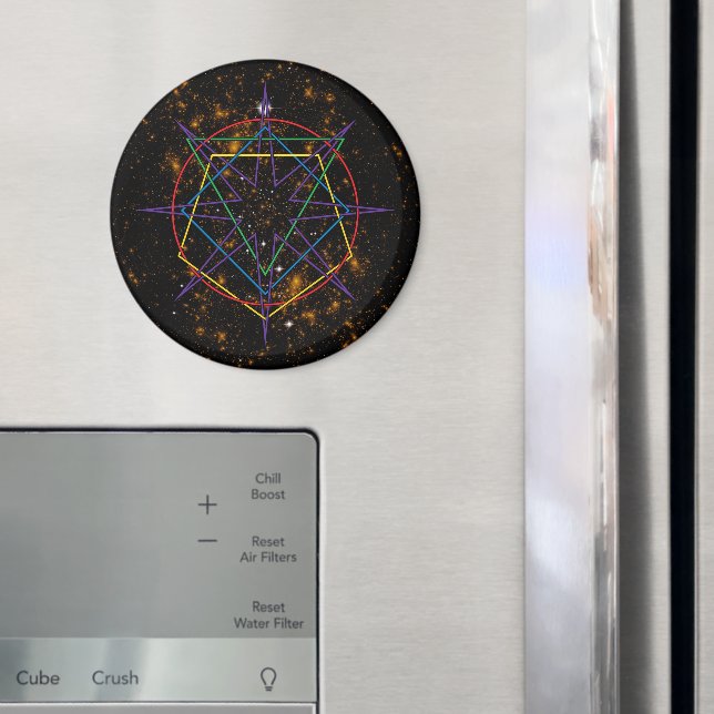 Geometrie-Sigilium Magnet (In Situ (Kühlschrank))