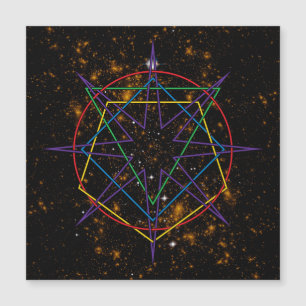 Geometrie-Sigilium Magnetkarte