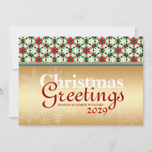 Geometrie Stern Schneeflocke Goldenes Weihnachten