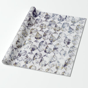 Geometrie Textur Wiederholung klassisches Musterab Geschenkpapier
