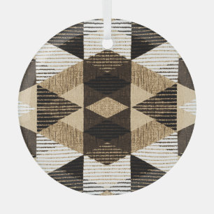 Geometrie-Wiederholung: Texturiertes Hintergrundde Ornament Aus Glas