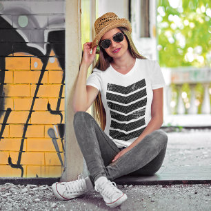 Geometrie Zickzack   Schöner Sommer T-Shirt