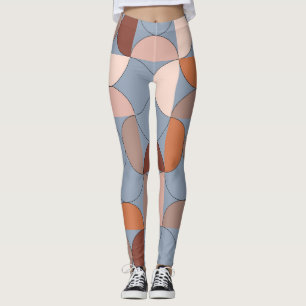 Geometriekunst: minimalistischer skandinavischer S Leggings