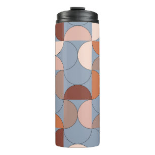 Geometriekunst: minimalistischer skandinavischer S Thermosbecher