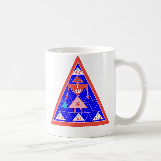 Geometrien-Tasse-Dreieck-Alter 6 Tasse (Rechts)