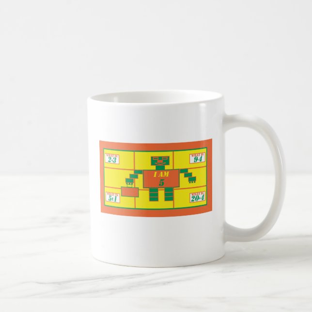 Geometrien-Tasse-Rechteck-Alter 5 Kaffeetasse (Rechts)