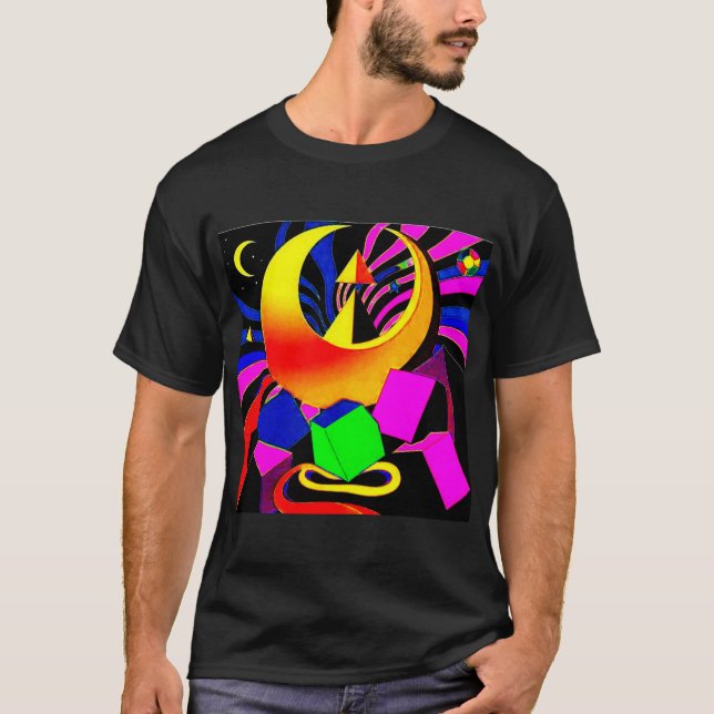 Geometrika Psychedelika 1 T-Shirt (Vorderseite)