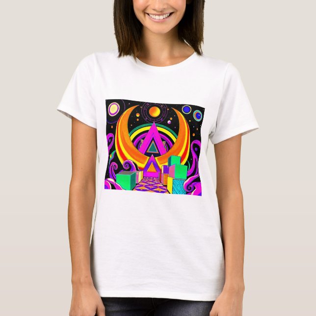 Geometrika Psychedelika 3 T-Shirt (Vorderseite)