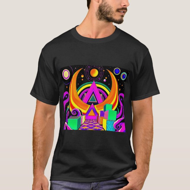 Geometrika Psychedelika 3 T-Shirt (Vorderseite)