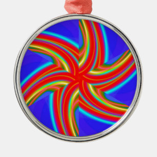 Geometrisch 160614 (04) silbernes ornament