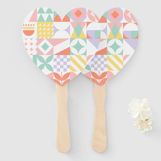 geometrisch #32 fächer (Vorne und Hinten)