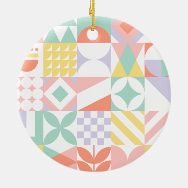geometrisch #32 keramik ornament (Hinten)