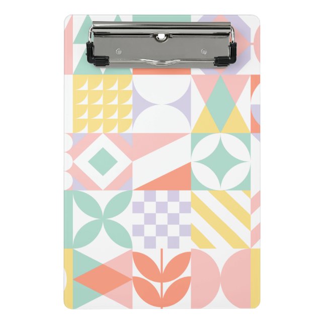 geometrisch #32 mini klemmbrett (Vorderseite)