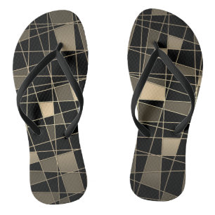 Geometrisch, abstrakt flip flops