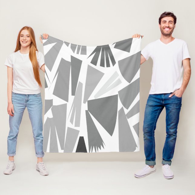 Geometrisch Abstrakt geometrisch Fleecedecke (Beispiel)