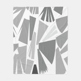 Geometrisch Abstrakt geometrisch Fleecedecke