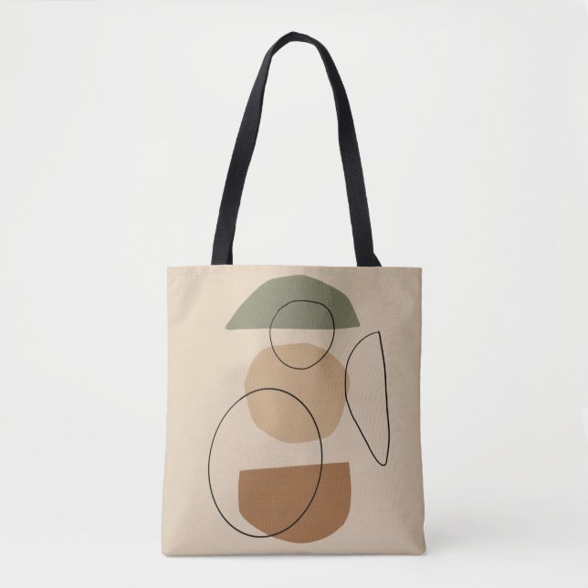 Geometrisch, abstrakt, minimal, modern, pastellfar (Vorderseite)