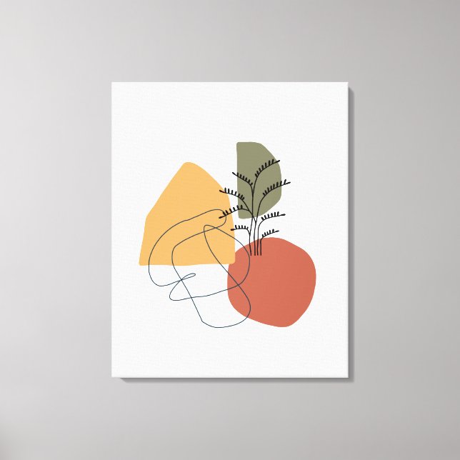 geometrisch, Abstrakt, minimalistisch, modern, pas Leinwanddruck (Vorderseite)
