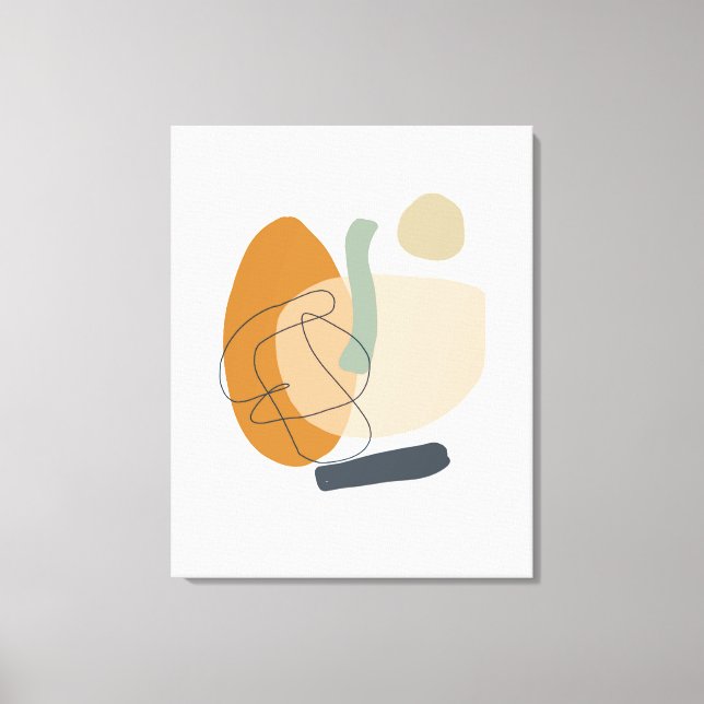 geometrisch, Abstrakt, minimalistisch, modern, pas Leinwanddruck (Vorderseite)