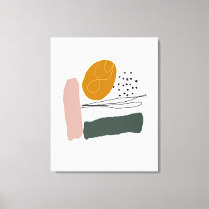 geometrisch, Abstrakt, minimalistisch, modern, pas Leinwanddruck