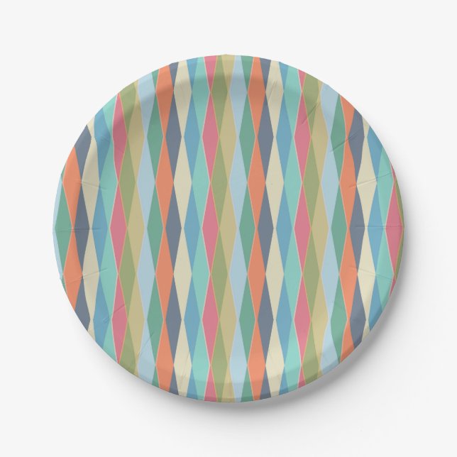Geometrisch, abstrakt. pappteller (Vorderseite)