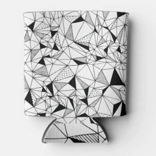 Geometrisch Abstrakt: Polygonaler Hintergrund Art. Dosenkühler