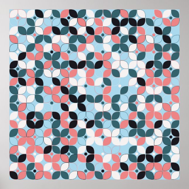 geometrisch, abstrakt poster (Vorne)