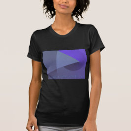 Geometrisch ? Abstrakte Frauenschwarz T-Shirt