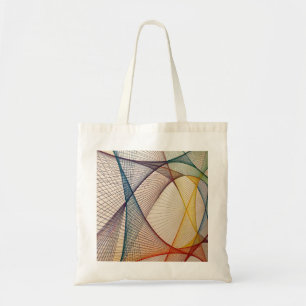 Geometrisch-abstrakte Leinwand-Tasche Tragetasche