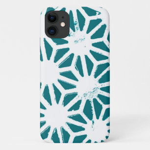 geometrisch aquamarin-weiß Case-Mate iPhone hülle