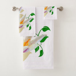 Geometrisch Badhandtuch Set