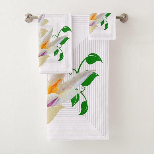 Geometrisch Badhandtuch Set (Insitu)