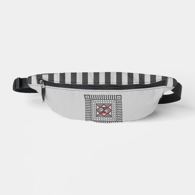 Geometrisch Bauchtasche (Vorderseite)