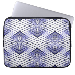 Geometrisch blau ...... laptopschutzhülle