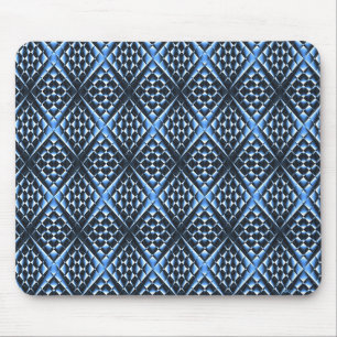 Geometrisch blau .... mousepad