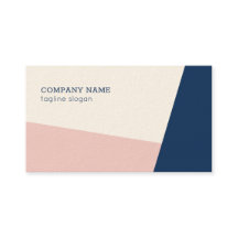 Geometrisch blau und rosa